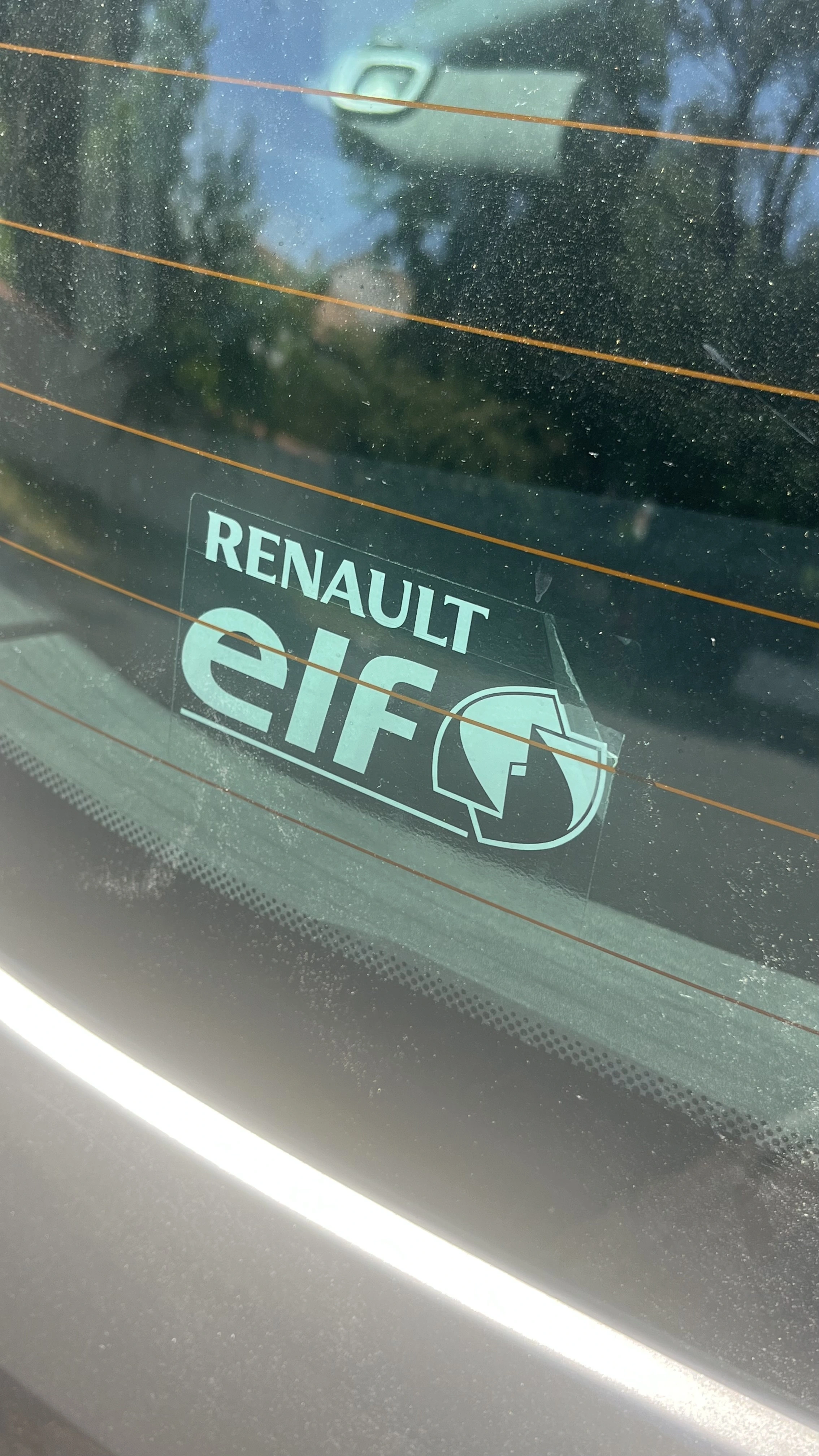 Vitre avant déflocage